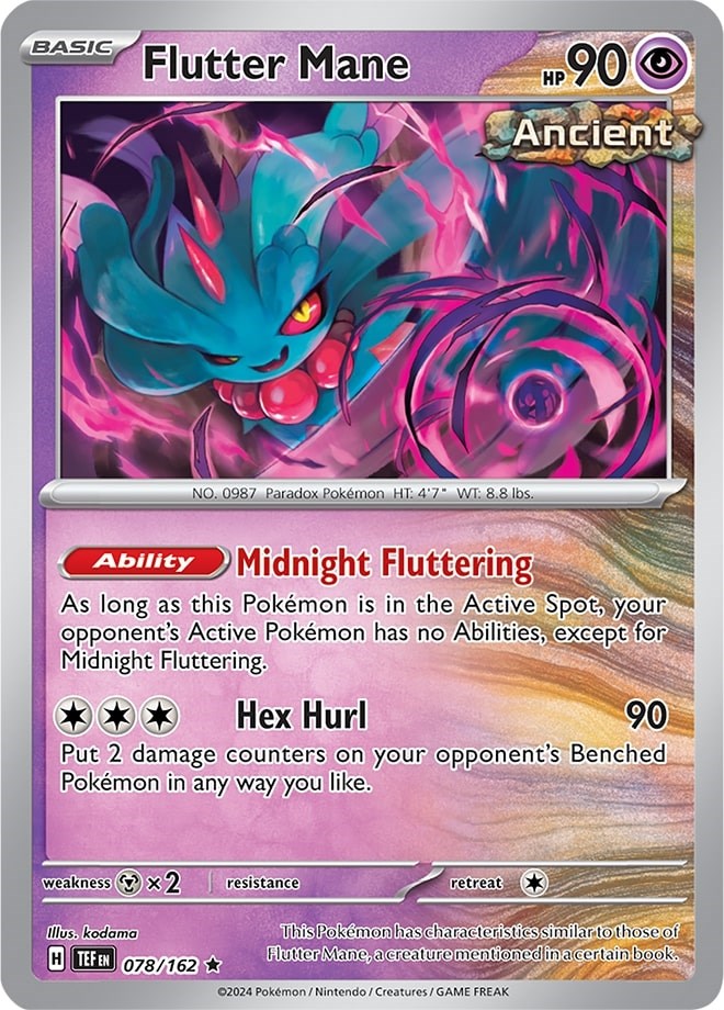 Flutter Mane (078/162) (Theme Deck Exclusive) [Scarlet & Violet: Temporal Forces] | Cracking-Singles