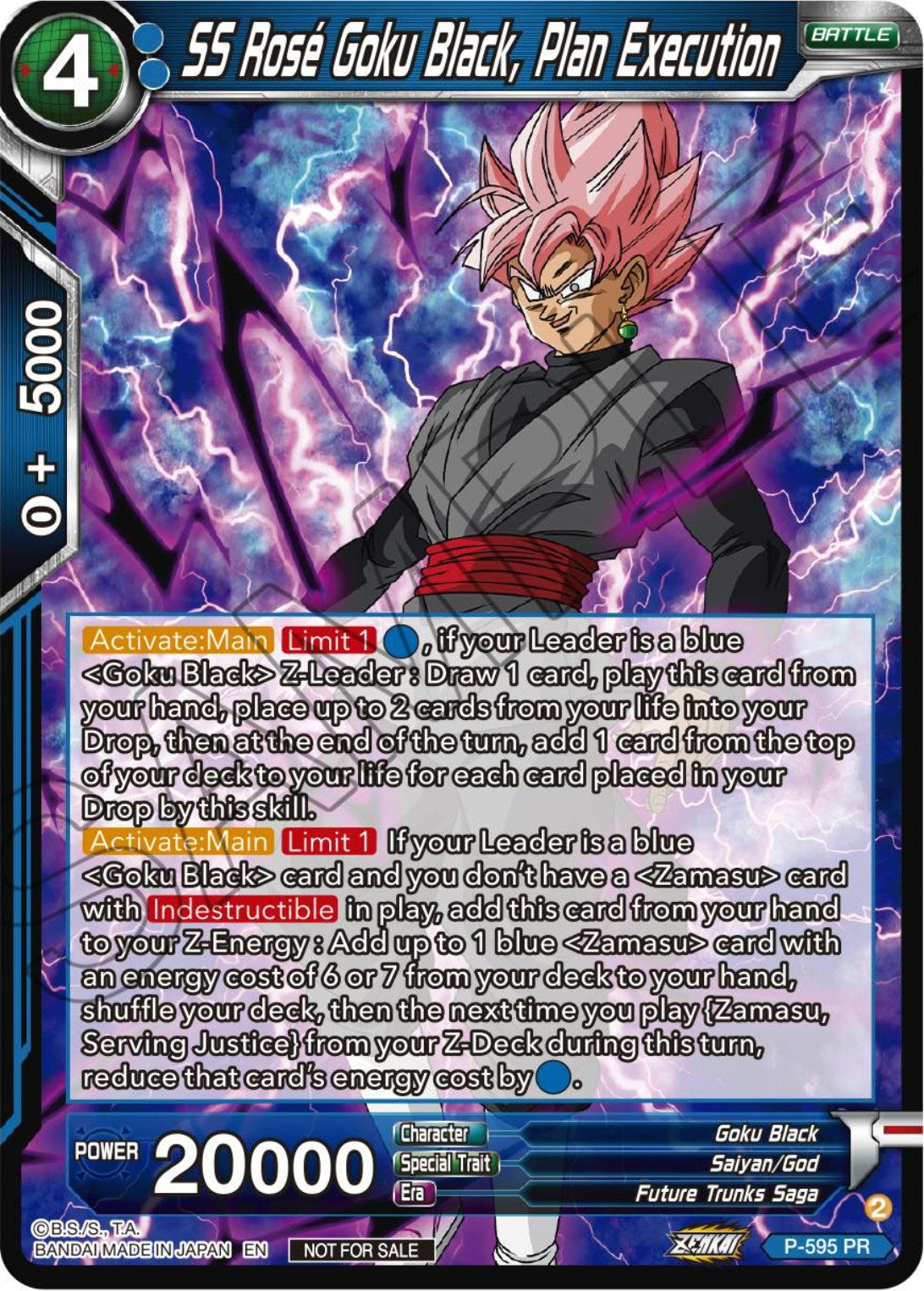 SS Rose Goku Black, Plan Execution (Deluxe Pack 2024 Vol.1) (P-595) [Promotion Cards] | Cracking-Singles