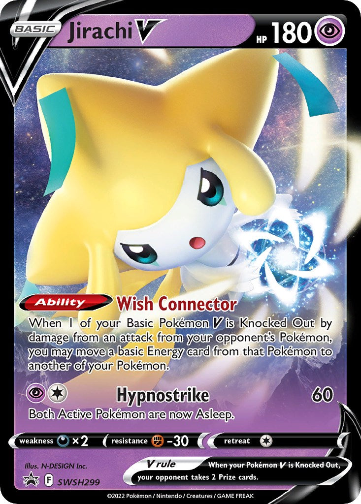 Jirachi V (SWSH299) [Sword & Shield: Black Star Promos] | Cracking-Singles