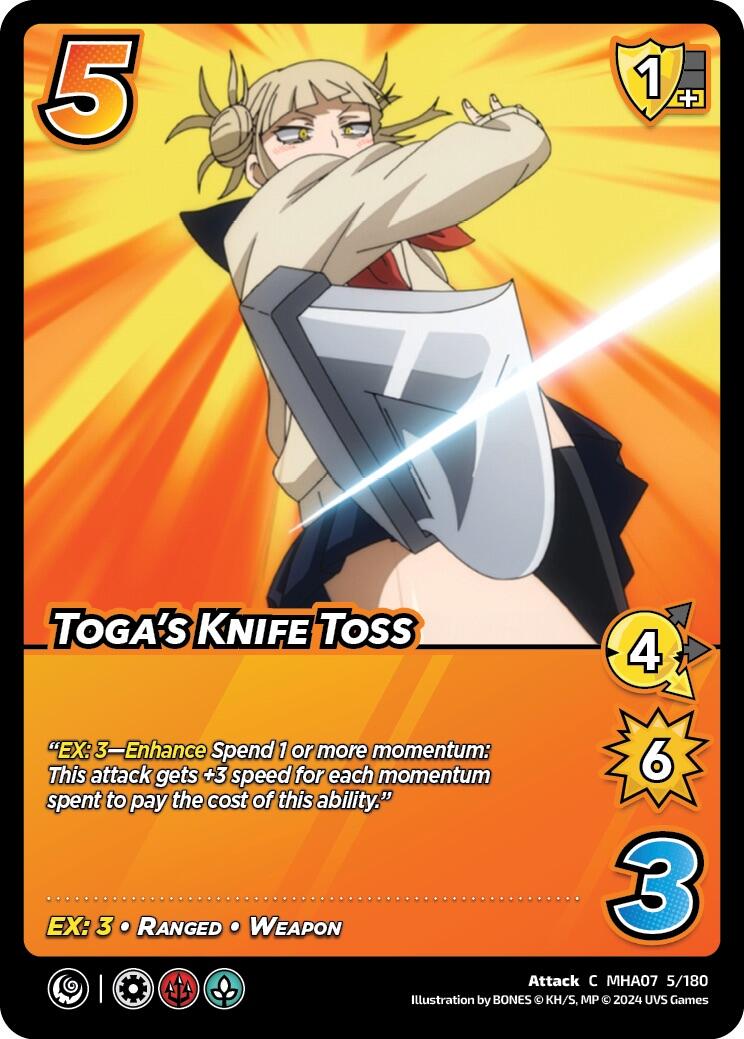 Toga's Knife Toss [Girl Power] | Cracking-Singles