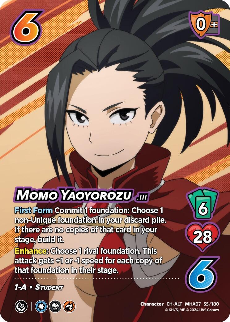 Momo Yaoyorozu (Alternate Art) [Girl Power] | Cracking-Singles