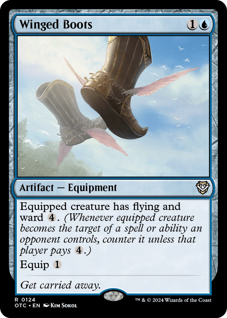 Winged Boots [Outlaws of Thunder Junction Commander] | Cracking-Singles