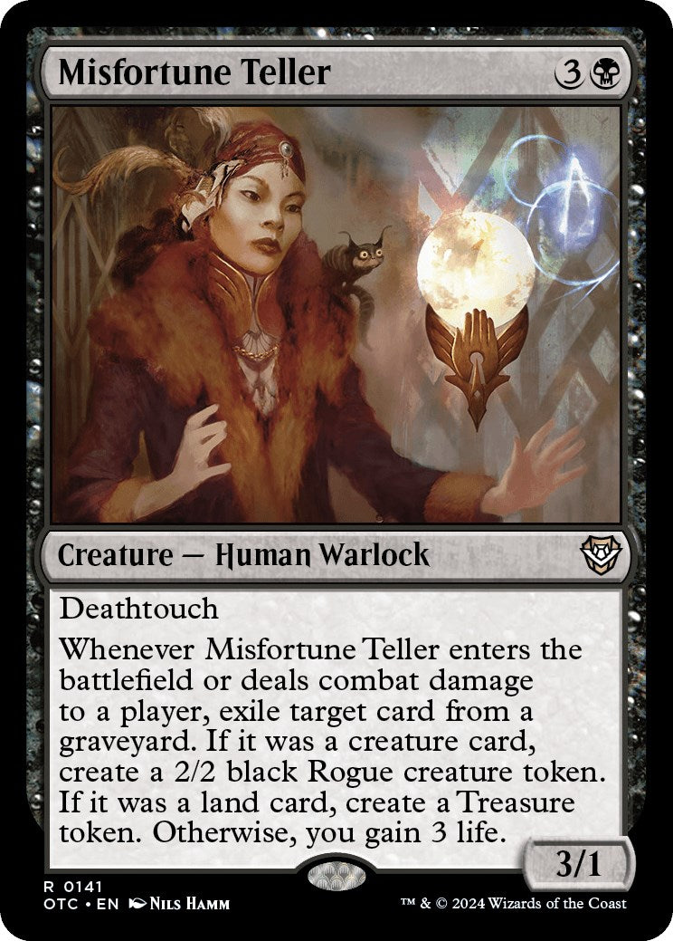 Misfortune Teller [Outlaws of Thunder Junction Commander] | Cracking-Singles