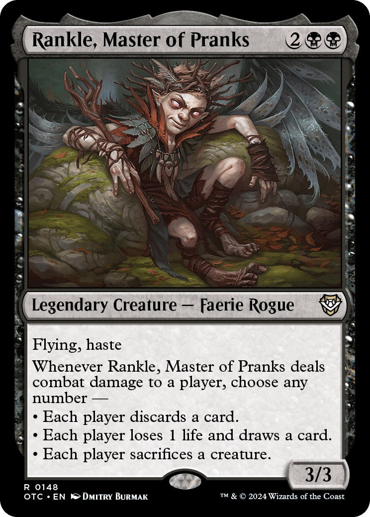 Rankle, Master of Pranks [Outlaws of Thunder Junction Commander] | Cracking-Singles