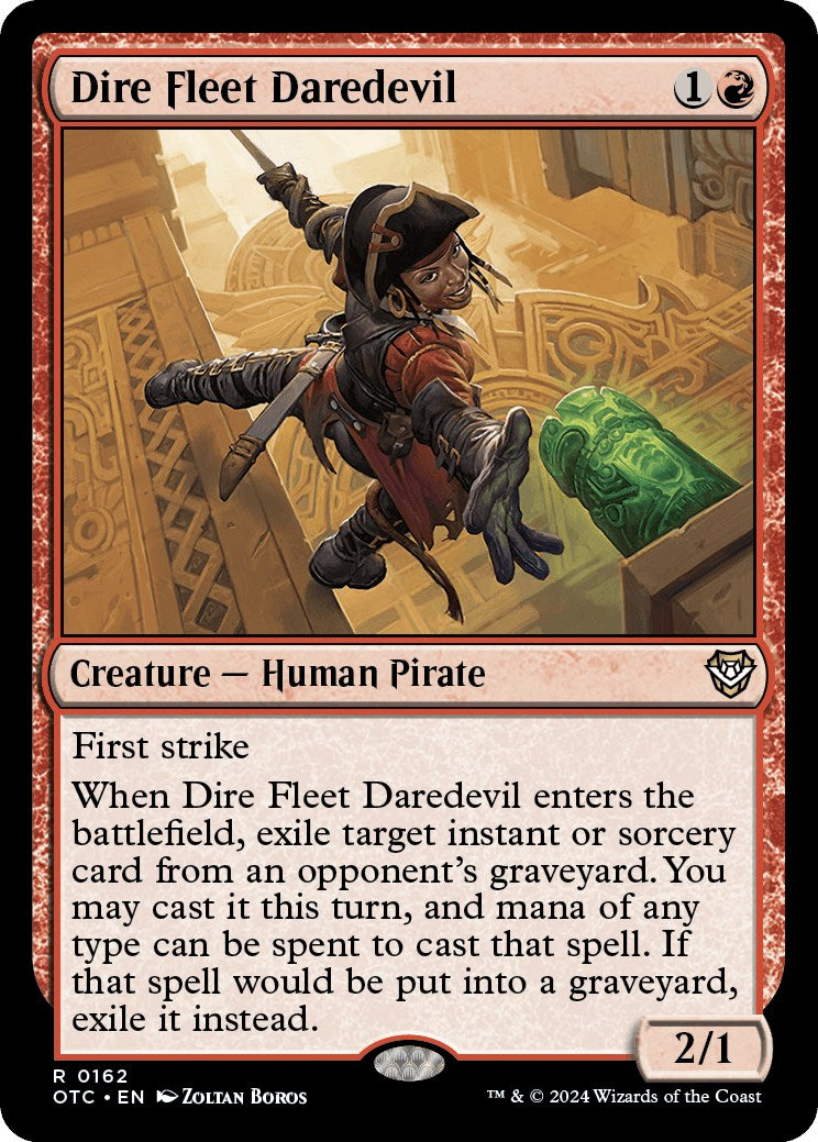 Dire Fleet Daredevil [Outlaws of Thunder Junction Commander] | Cracking-Singles