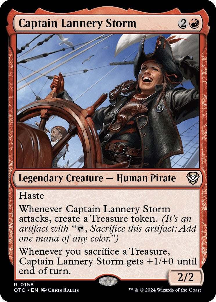 Captain Lannery Storm [Outlaws of Thunder Junction Commander] | Cracking-Singles