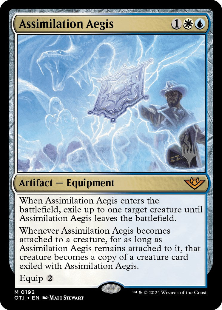 Assimilation Aegis (Promo Pack) [Outlaws of Thunder Junction Promos] | Cracking-Singles