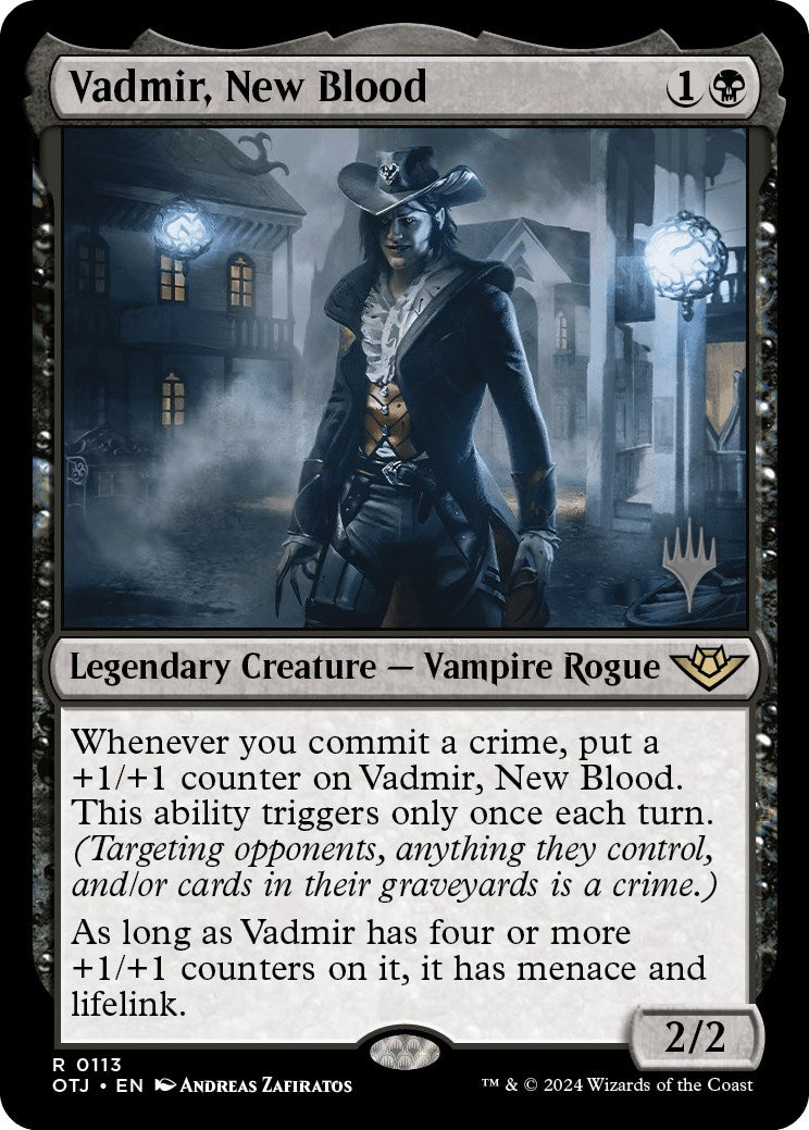 Vadmir, New Blood (Promo Pack) [Outlaws of Thunder Junction Promos] | Cracking-Singles