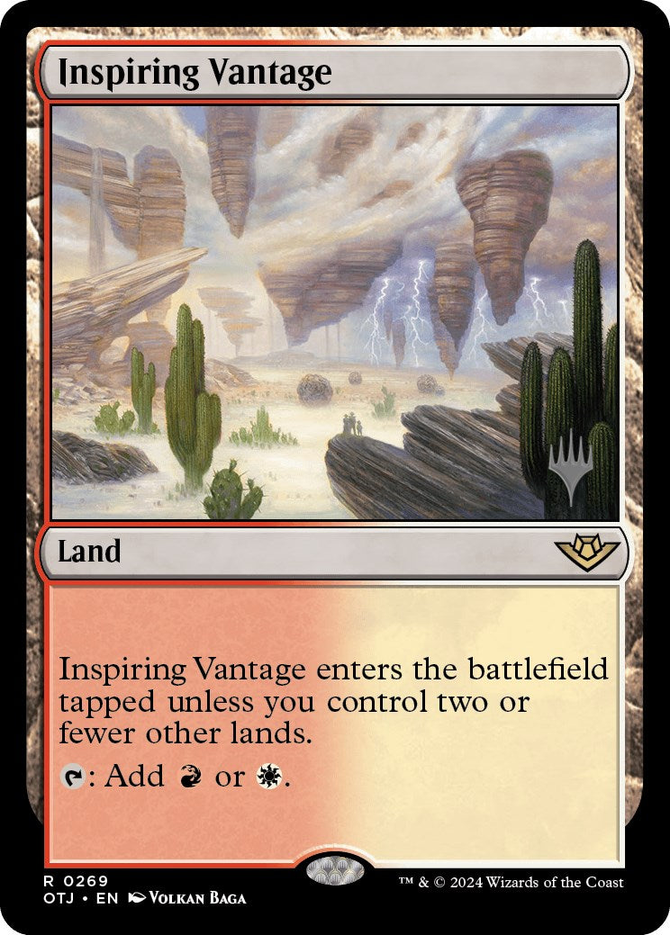 Inspiring Vantage (Promo Pack) [Outlaws of Thunder Junction Promos] | Cracking-Singles