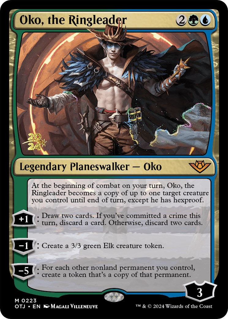 Oko, the Ringleader [Outlaws of Thunder Junction Prerelease Promos] | Cracking-Singles