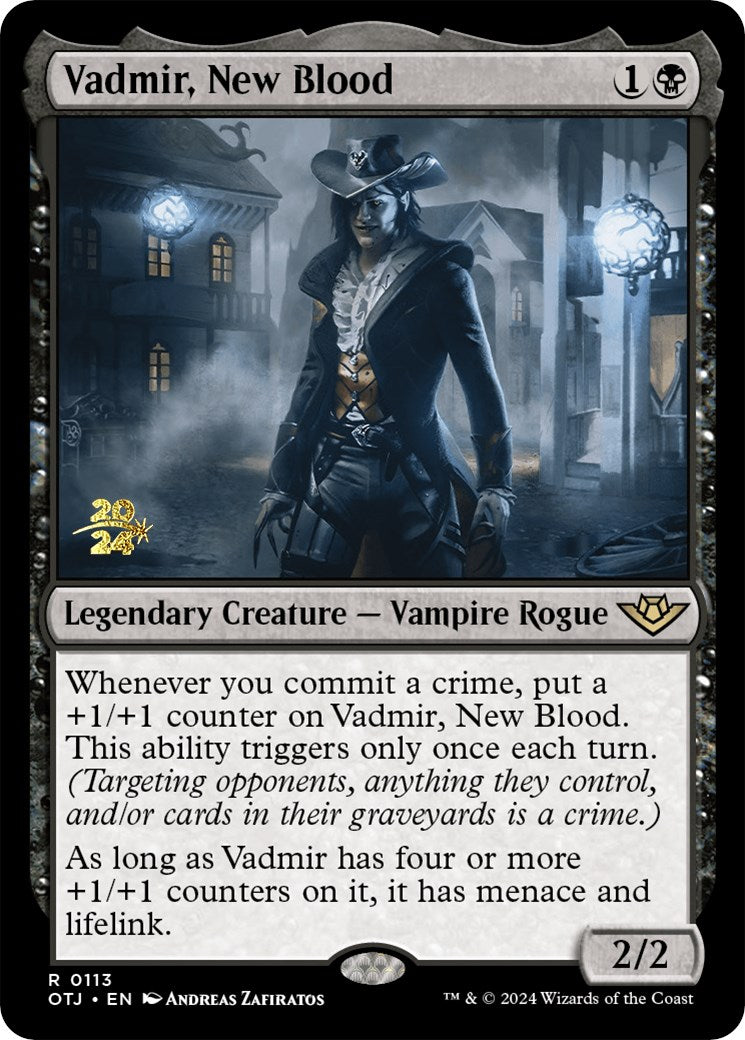 Vadmir, New Blood [Outlaws of Thunder Junction Prerelease Promos] | Cracking-Singles