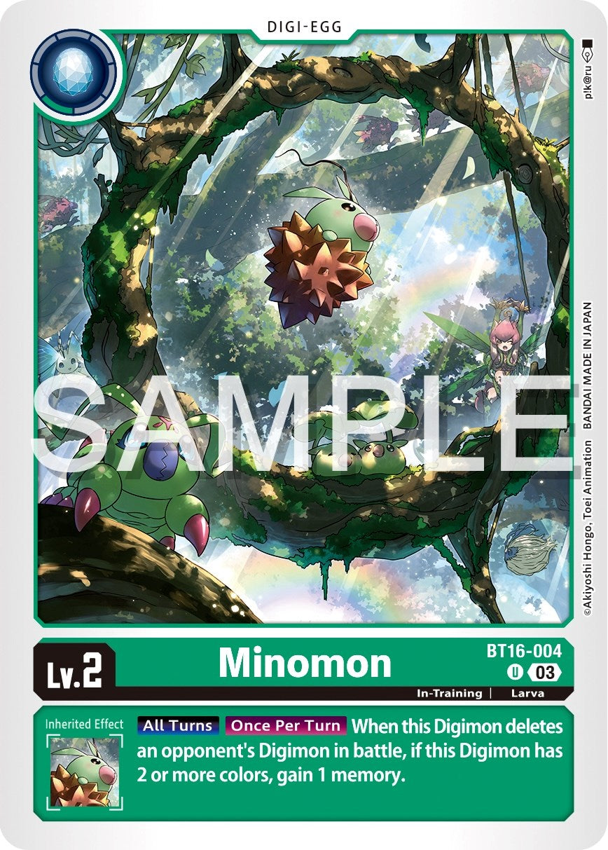 Minomon [BT16-004] [Beginning Observer] | Cracking-Singles