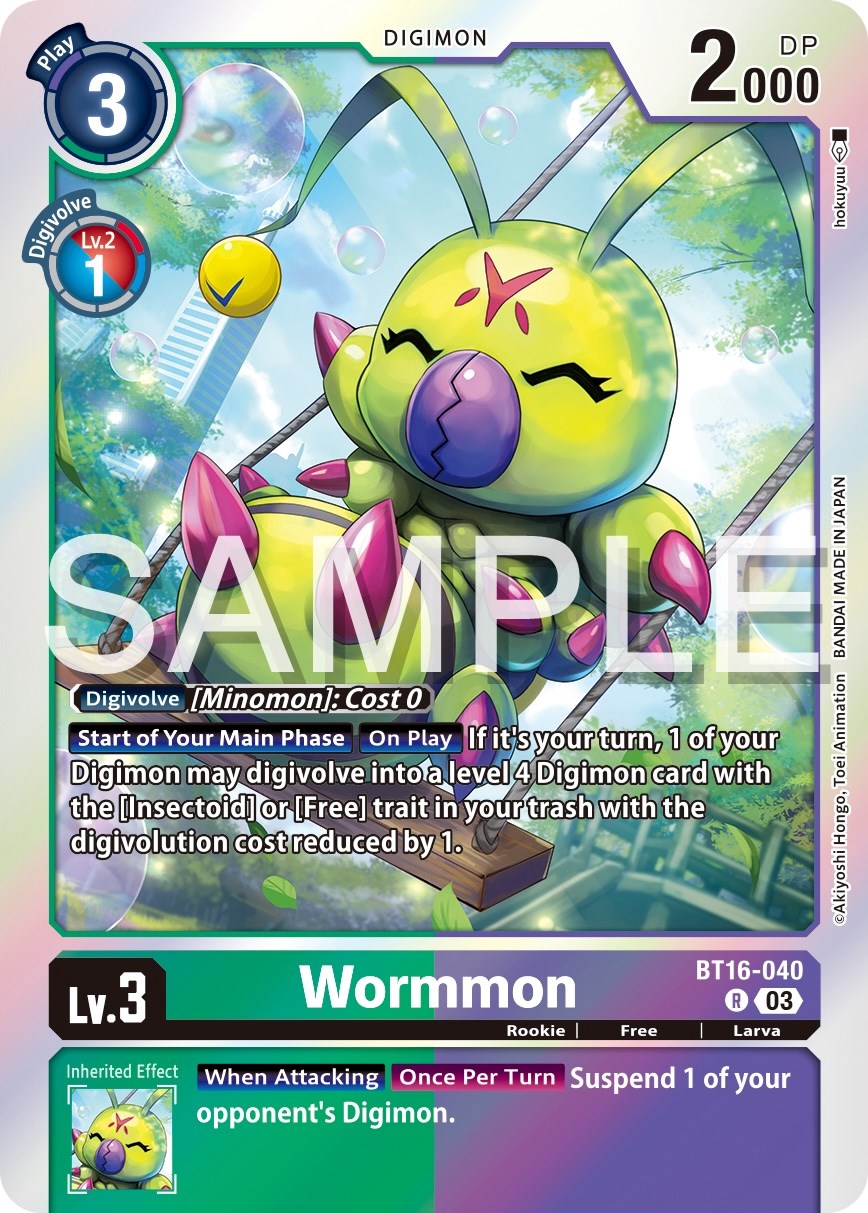 Wormmon [BT16-040] [Beginning Observer] | Cracking-Singles