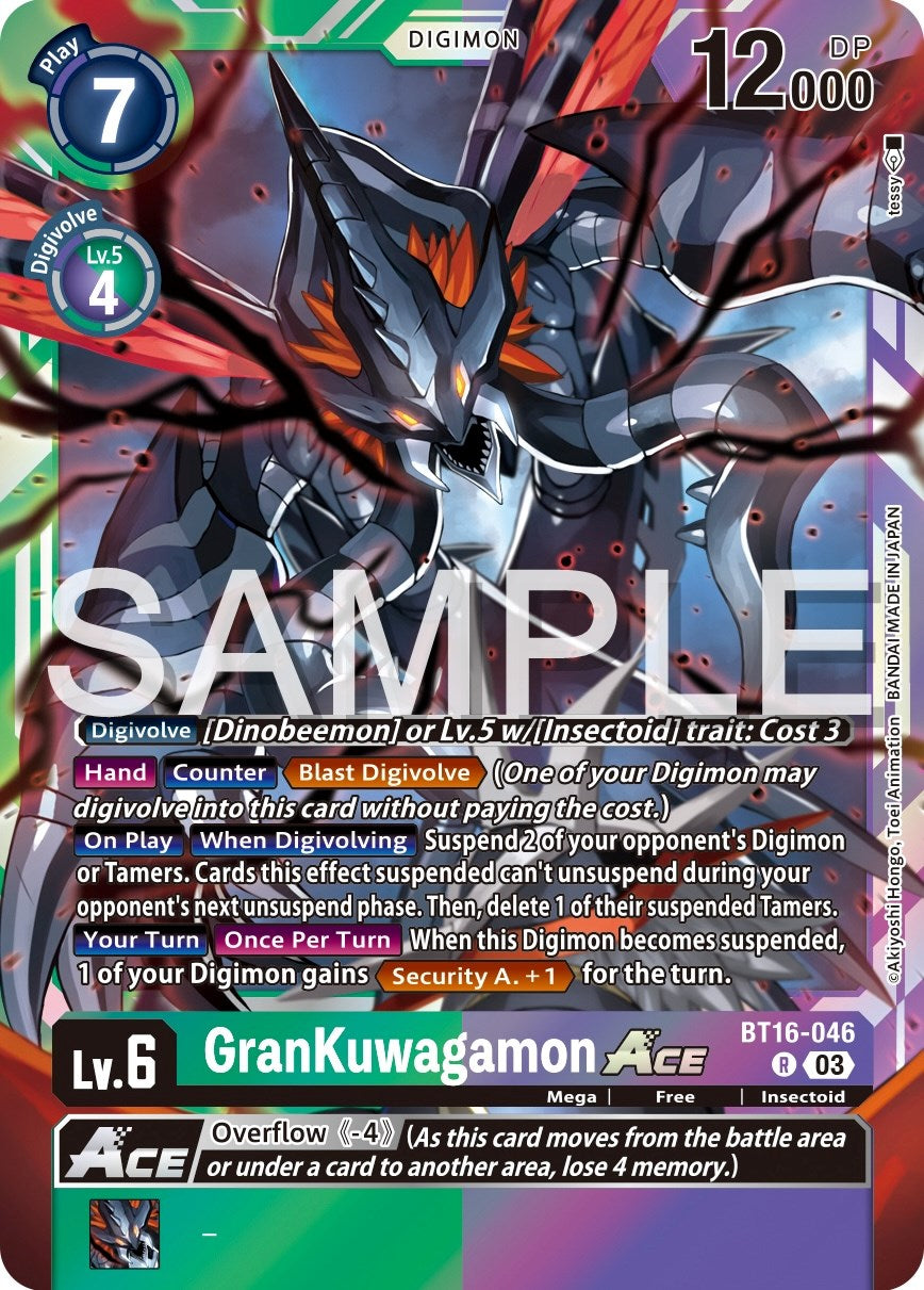 GranKuwagamon Ace [BT16-046] [Beginning Observer] | Cracking-Singles