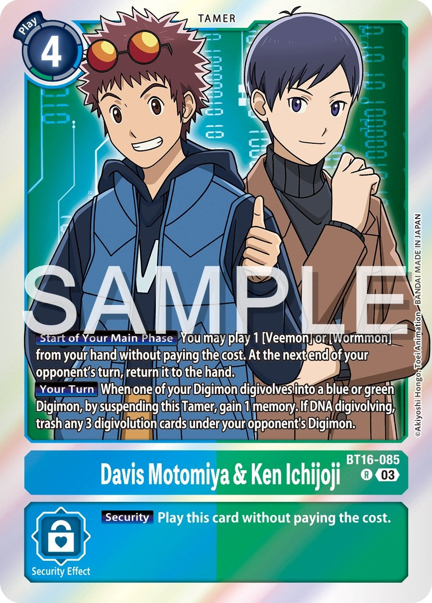 Davis Motomiya & Ken Ichijoji [BT16-085] [Beginning Observer] | Cracking-Singles