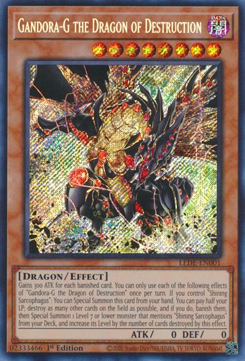 Gandora-G the Dragon of Destruction [LEDE-EN001] Secret Rare | Cracking-Singles