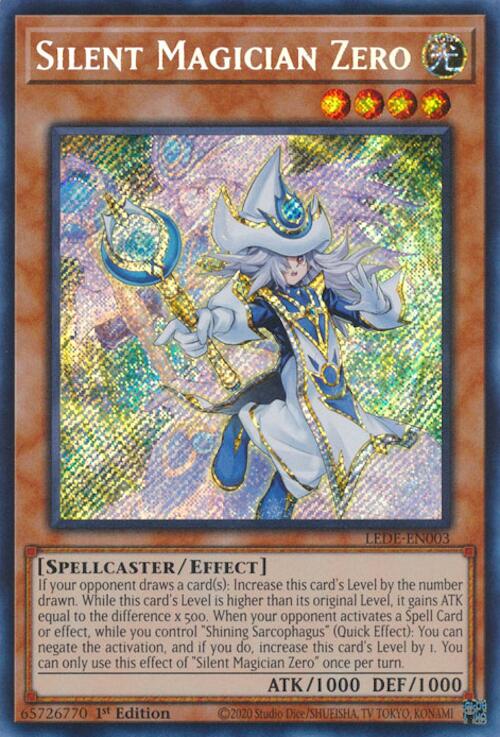 Silent Magician Zero [LEDE-EN003] Secret Rare | Cracking-Singles