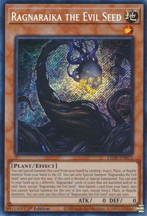 Ragnaraika the Evil Seed [LEDE-EN013] Secret Rare | Cracking-Singles