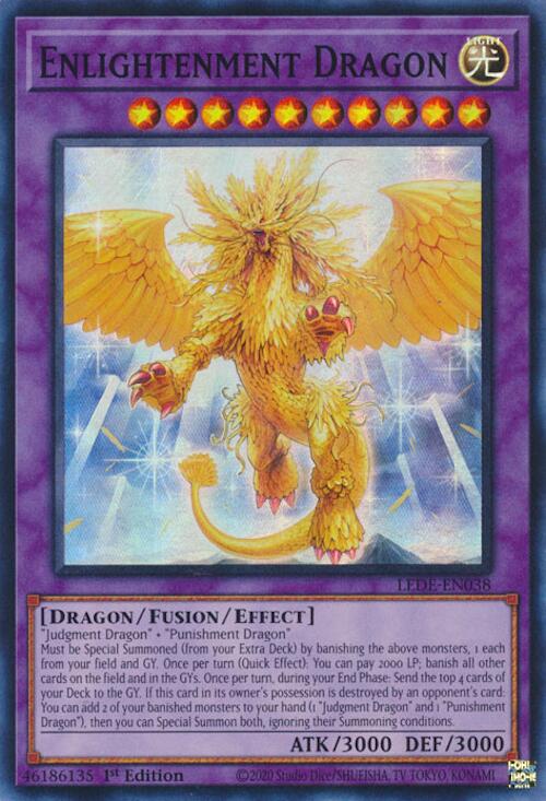 Enlightenment Dragon [LEDE-EN038] Super Rare | Cracking-Singles