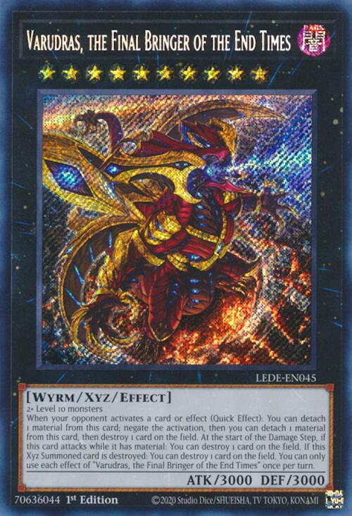 Varudras, the Final Bringer of the End Times [LEDE-EN045] Secret Rare | Cracking-Singles