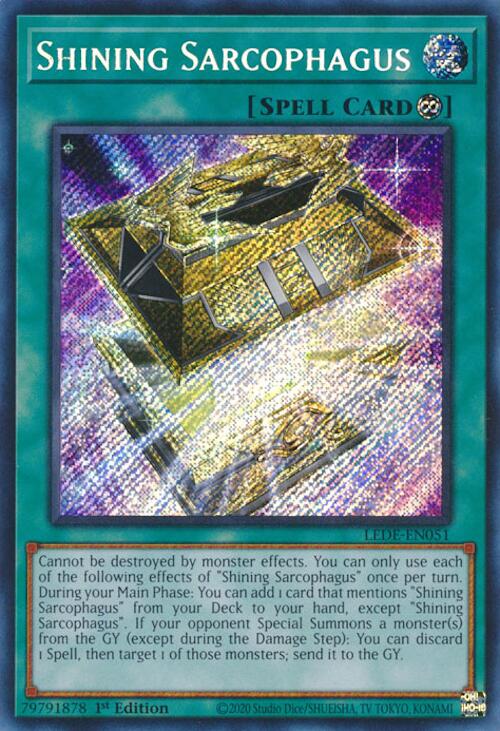 Shining Sarcophagus [LEDE-EN051] Secret Rare | Cracking-Singles