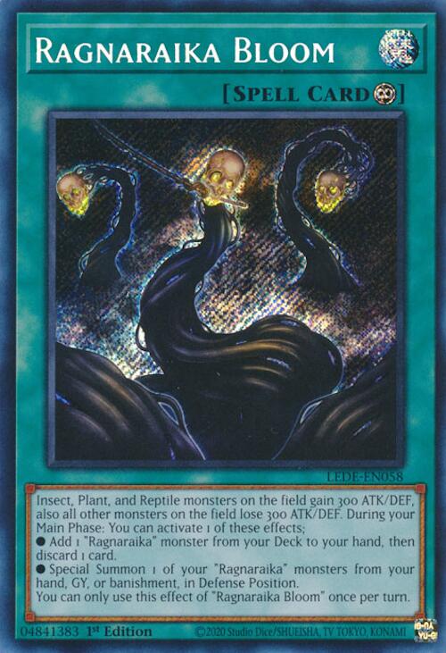 Ragnaraika Bloom [LEDE-EN058] Secret Rare | Cracking-Singles