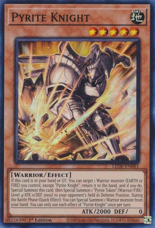 Pyrite Knight [LEDE-EN081] Super Rare | Cracking-Singles