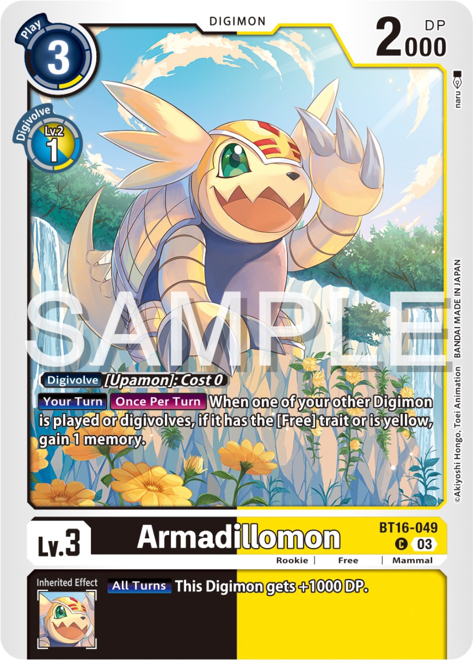 Armadillomon [BT16-049] [Beginning Observer] | Cracking-Singles