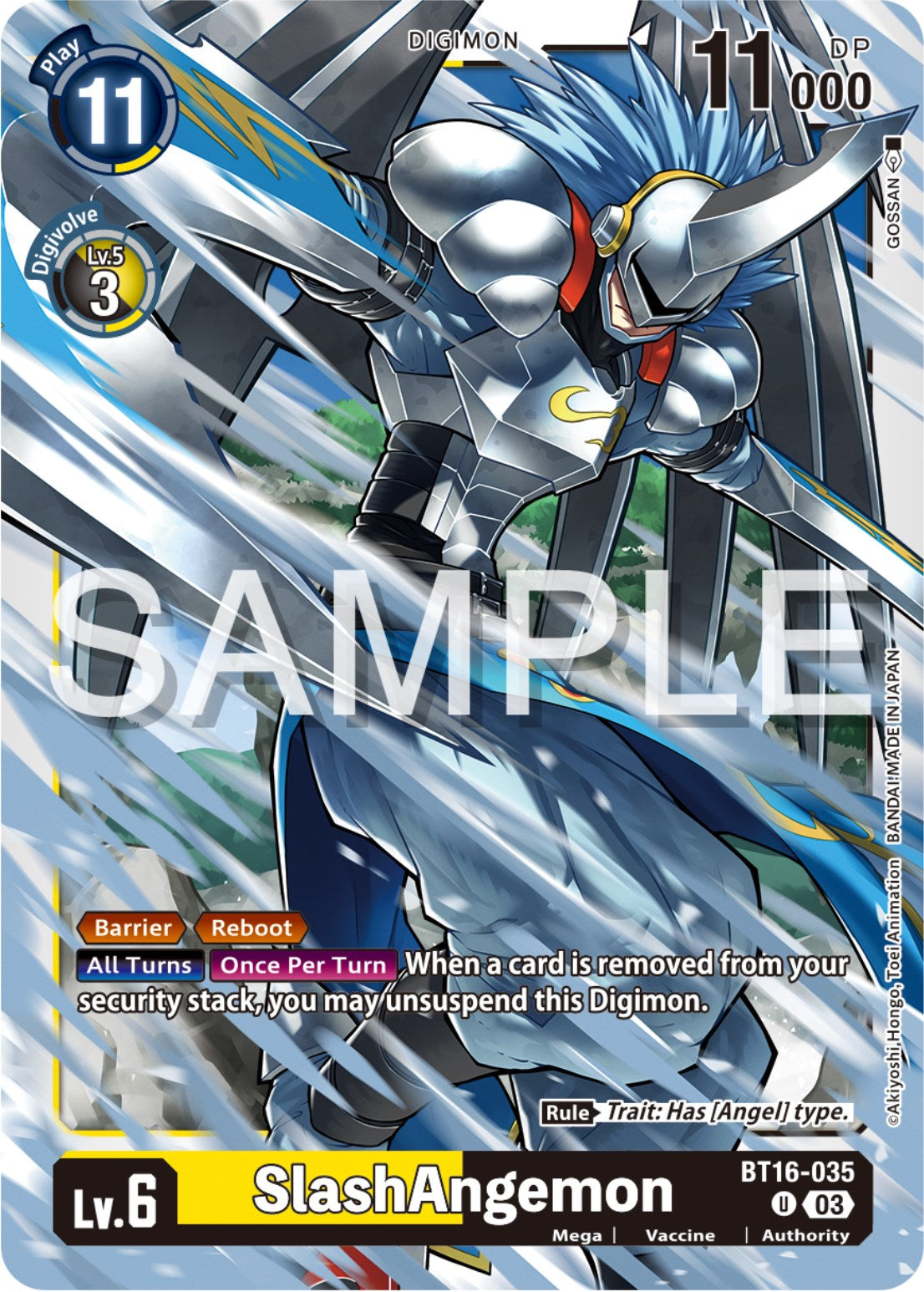 SlashAngemon [BT16-035] [Beginning Observer] | Cracking-Singles