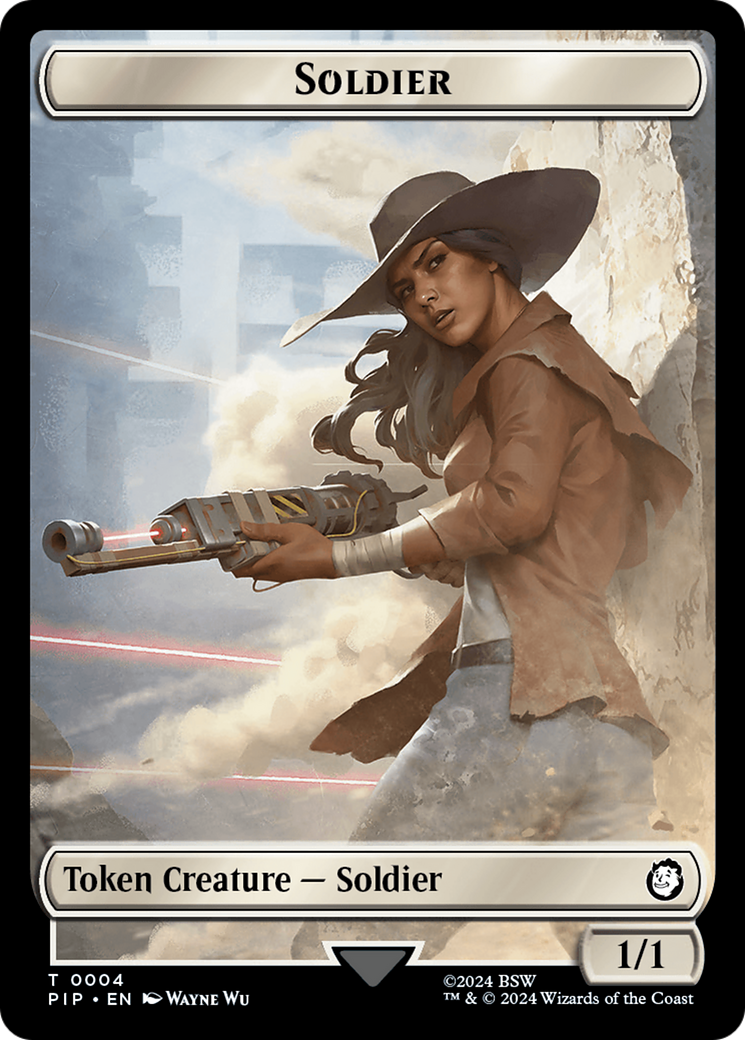 Energy Reserve // Soldier (0004) Double-Sided Token [Fallout Tokens] | Cracking-Singles