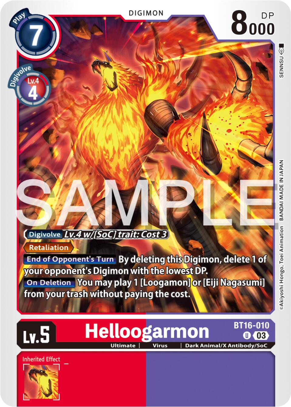 Helloogarmon [BT16-010] [Beginning Observer] | Cracking-Singles