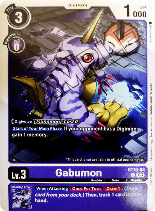 Gabumon [ST16-03] (Demo Deck Exclusive) [Starter Deck: Wolf of Friendship] | Cracking-Singles