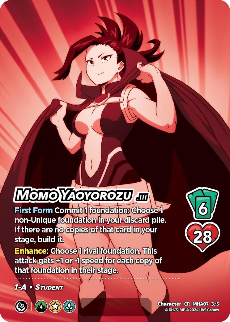 Momo Yaoyorozu (Serial Numbered) [Girl Power] | Cracking-Singles