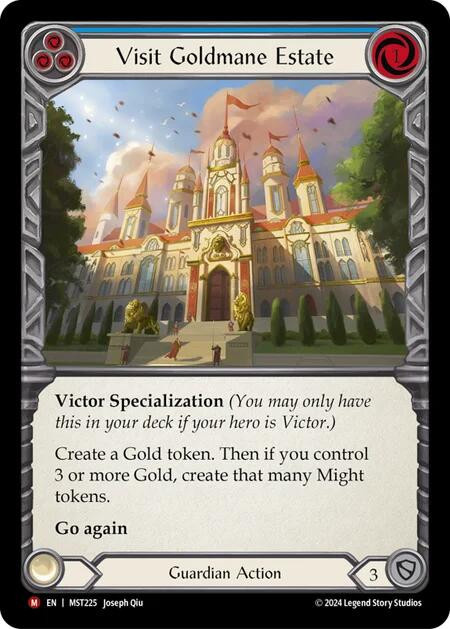 Visit Goldmane Estate [MST225] (Part the Mistveil)  Rainbow Foil | Cracking-Singles