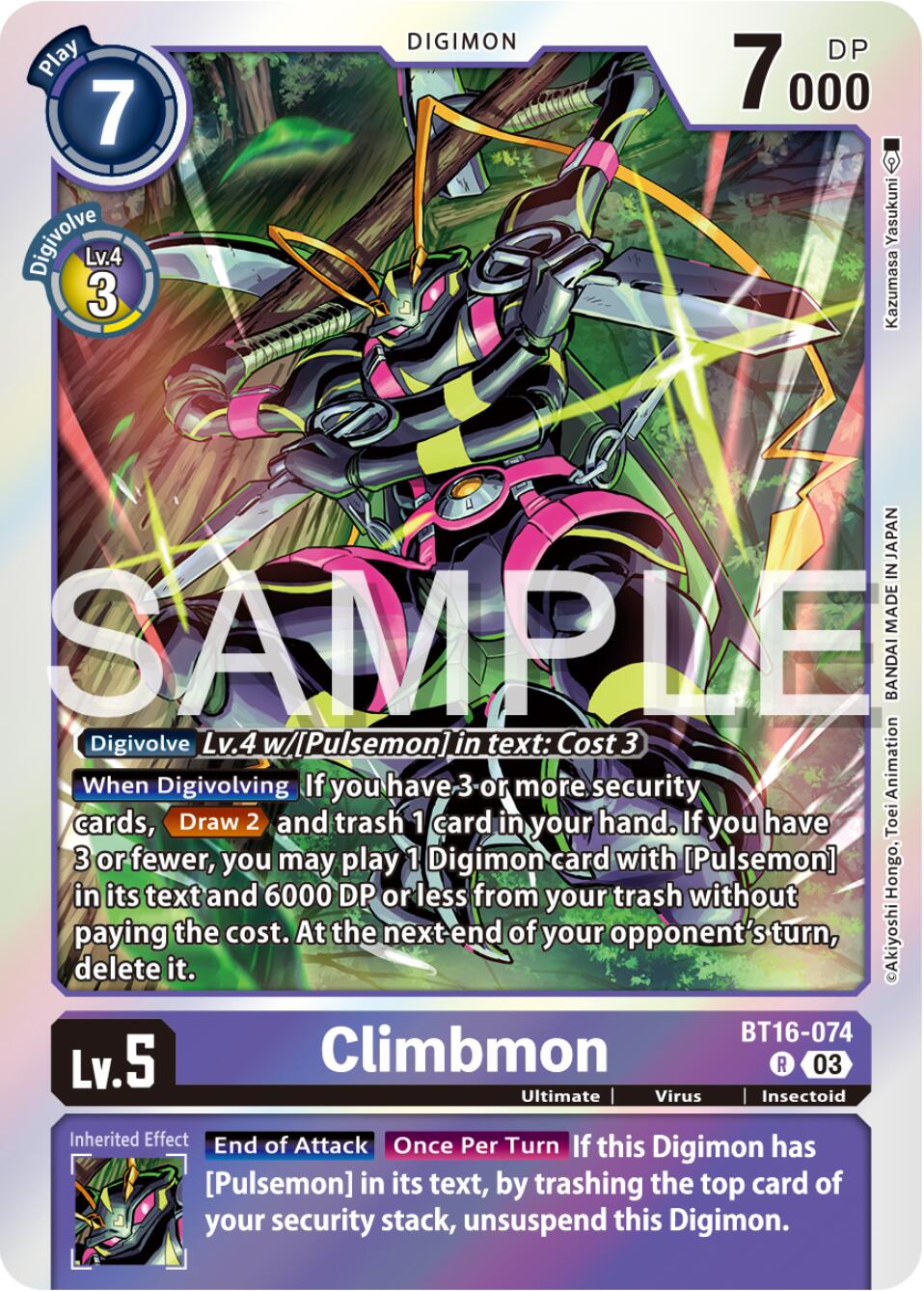 Climbmon [BT16-074] [Beginning Observer] | Cracking-Singles