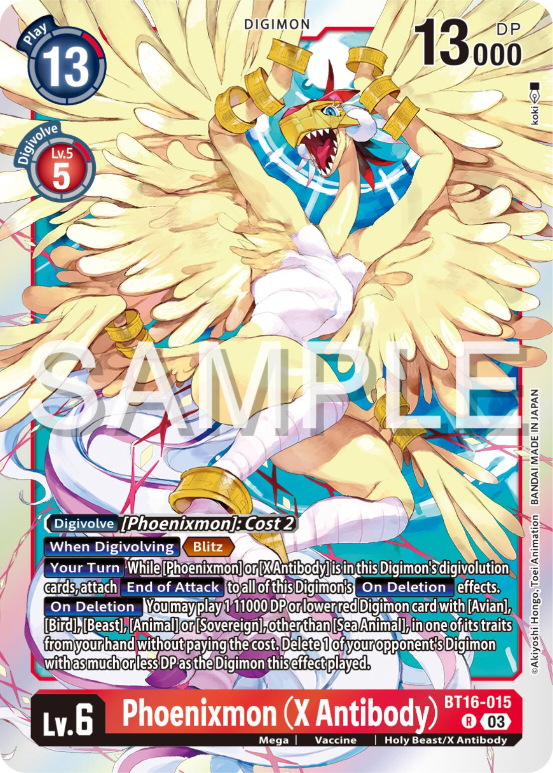 Phoenixmon (X Antibody) [BT16-015] [Beginning Observer] | Cracking-Singles