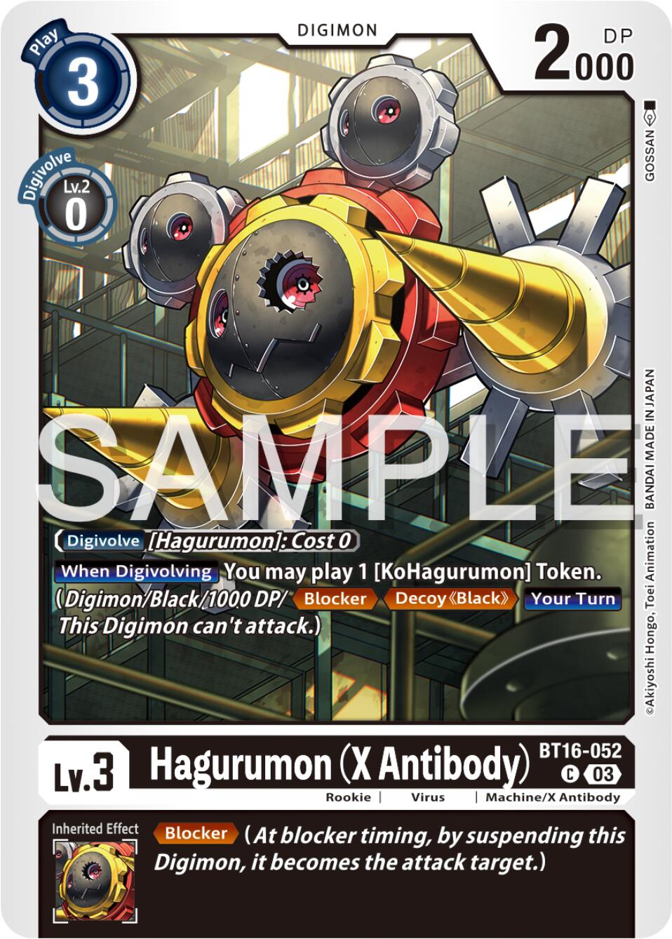 Hagurumon (X Antibody) [BT16-052] [Beginning Observer] | Cracking-Singles