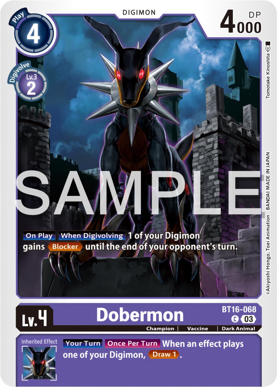 Dobermon [BT16-068] [Beginning Observer] | Cracking-Singles