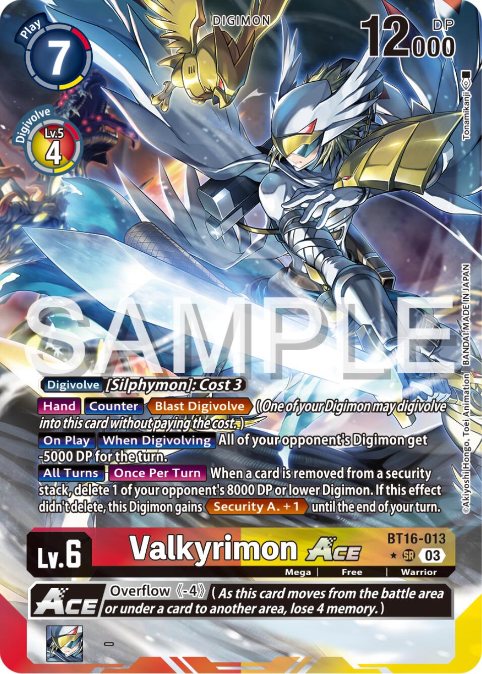 Valkyrimon Ace [BT16-013] (Alternate Art) [Beginning Observer] | Cracking-Singles