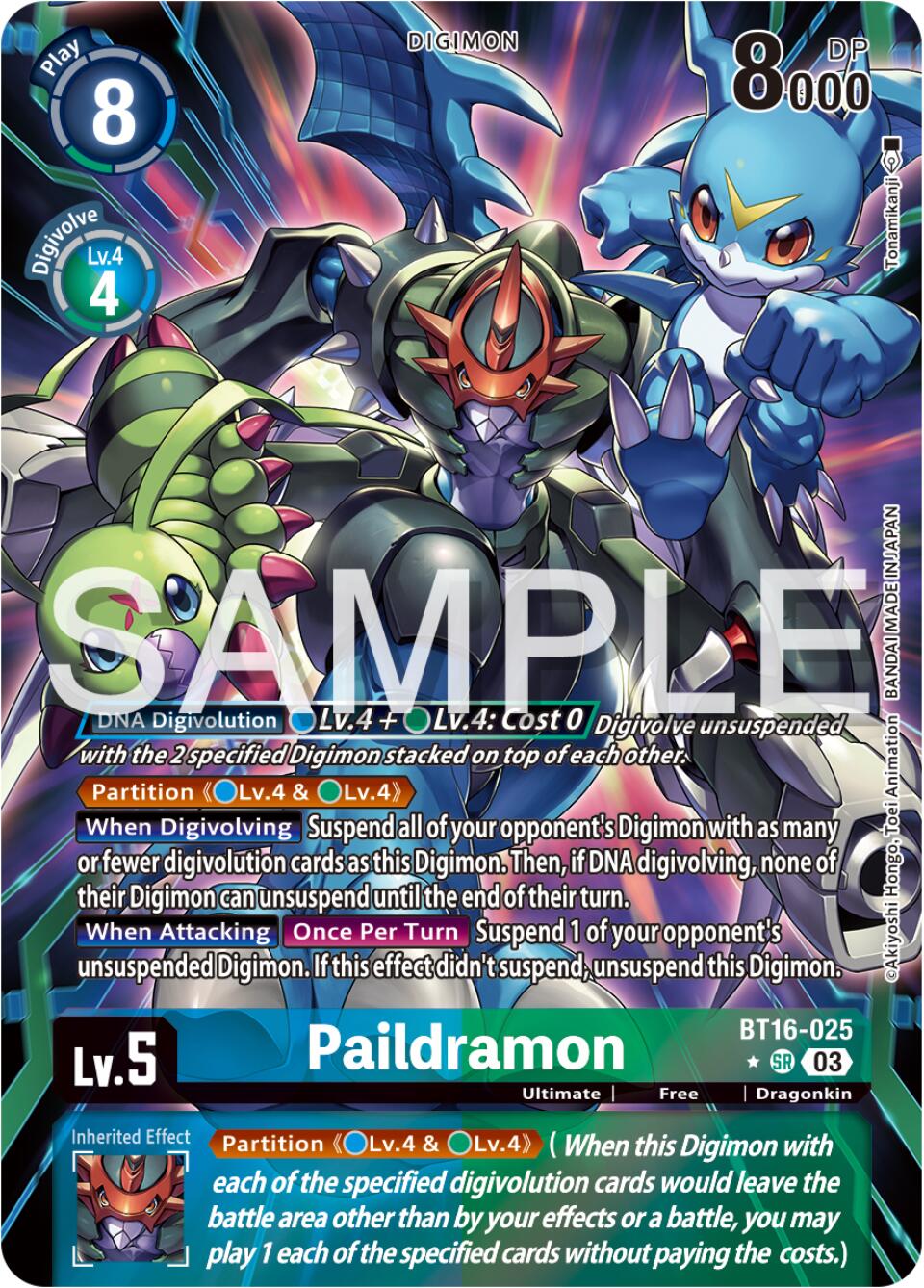 Paildramon [BT16-025] (Alternate Art) [Beginning Observer] | Cracking-Singles