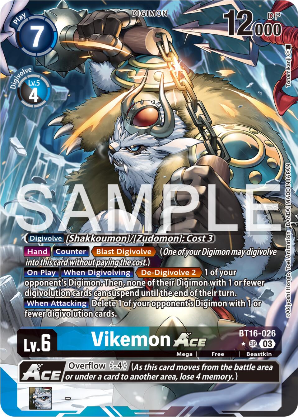 Vikemon Ace [BT16-026] (Alternate Art) [Beginning Observer] | Cracking-Singles