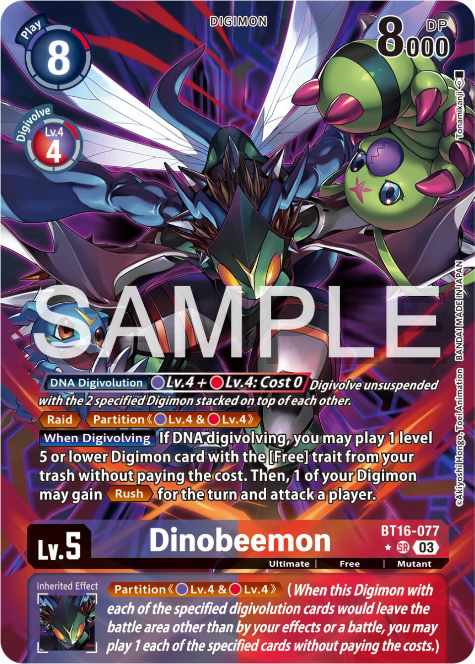 Dinobeemon [BT16-077] (Alternate Art) [Beginning Observer] | Cracking-Singles