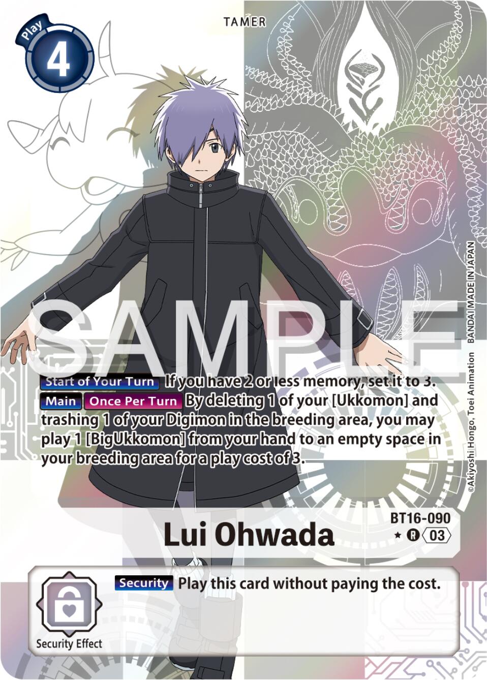 Lui Ohwada [BT16-090] (Alternate Art) [Beginning Observer] | Cracking-Singles