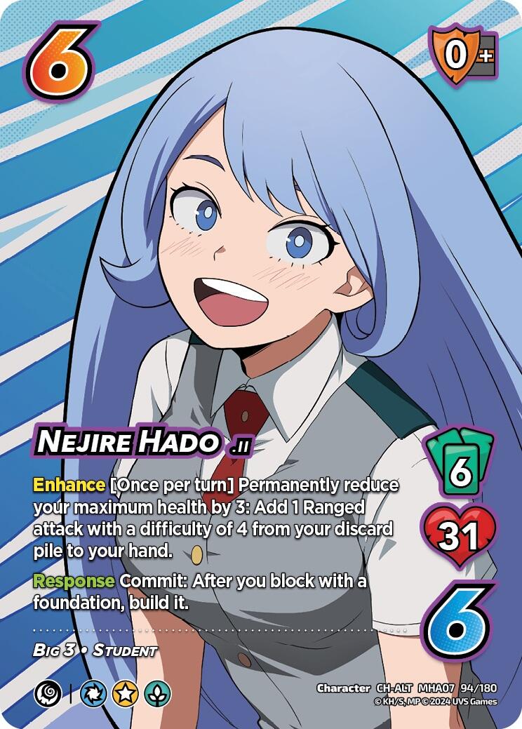 Nejire Hado (Alternate Art) [Girl Power] | Cracking-Singles