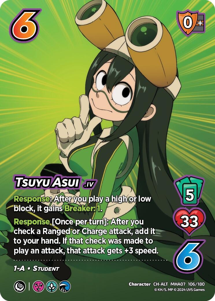 Tsuyu Asui (Alternate Art) [Girl Power] | Cracking-Singles