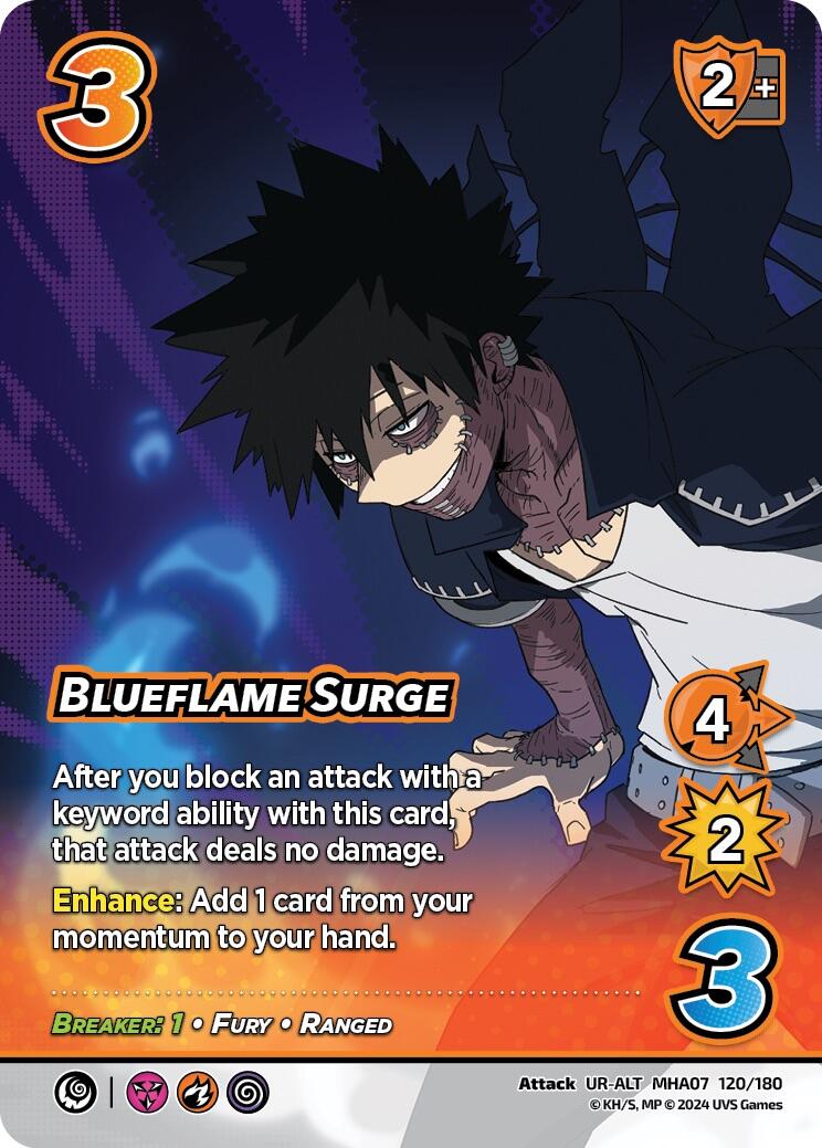 Blueflame Surge (Alternate Art) [Girl Power] | Cracking-Singles