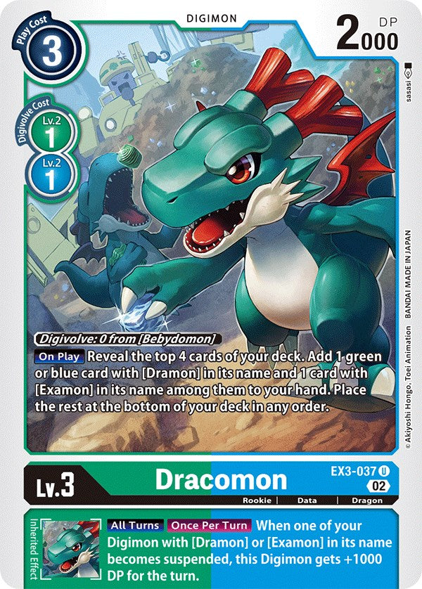 Dracomon [EX3-037] [Draconic Roar] | Cracking-Singles