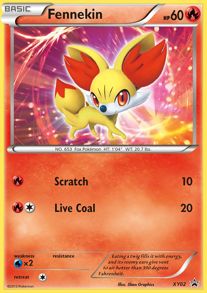 Fennekin (XY02) [XY: Black Star Promos] | Cracking-Singles