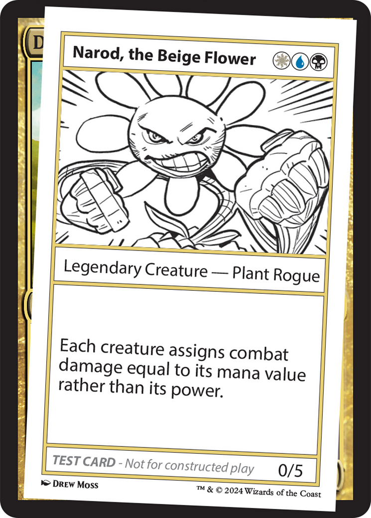 Narod, the Beige Flower [Mystery Booster 2 Playtest Cards] | Cracking-Singles