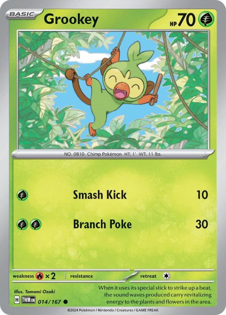 Grookey (014/167) [Scarlet & Violet: Twilight Masquerade] | Cracking-Singles